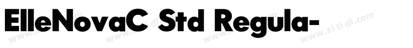 ElleNovaC Std Regula字体转换